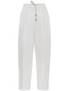Brunello Cucinelli Trouser In White