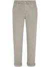Brunello Cucinelli Men Garment-dyed Comfort Lightweight 5-pocket Jeans