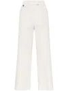 Brunello Cucinelli Wide-leg Trousers With Tailored Silhouette And Soft Finish