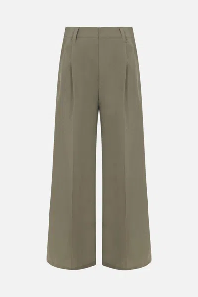 Brunello Cucinelli Trousers In Green