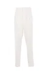 Brunello Cucinelli Pleated Detail Track Pants In White