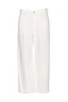 Brunello Cucinelli Contemporary Square Denim Pants With Jewel