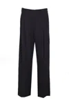 Brunello Cucinelli Sartorial Track Trousers In Fluid Twill Wool Crepe In Black