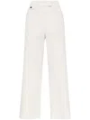 Brunello Cucinelli Cropped Chino Trousers In White