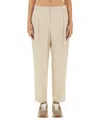 Brunello Cucinelli Cropped Fit Pants In Neutral