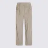 Brunello Cucinelli Women Beige Corduroy Baggy Trousers In Neutral