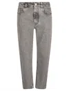 Brunello Cucinelli Button Fitted Jeans