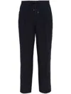 Brunello Cucinelli Men Leisure Fit Trousers In Virgin Wool Flannel With Drawstring And Double Darts