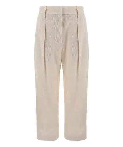 Brunello Cucinelli Trousers In Beige