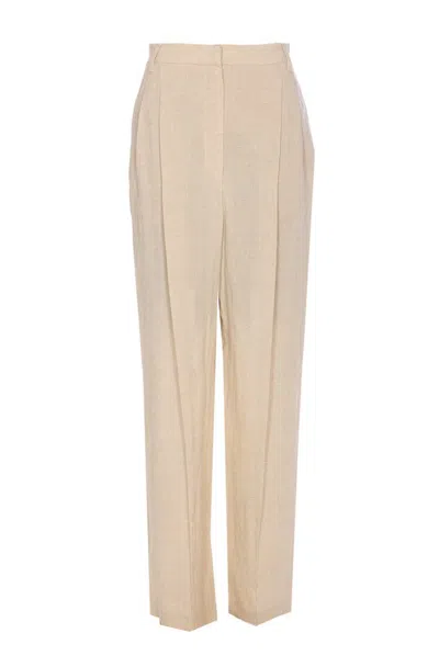 Brunello Cucinelli Trousers In Neutral