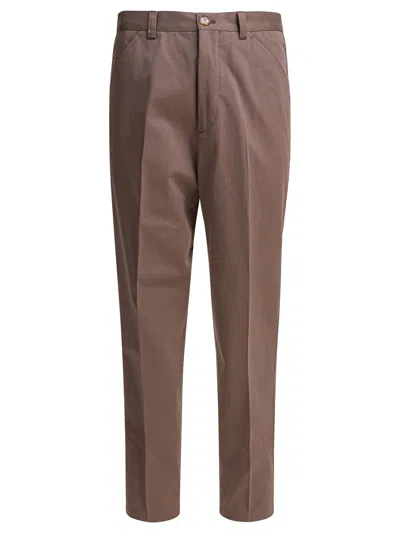 BRUNELLO CUCINELLI TROUSERS BEIGE