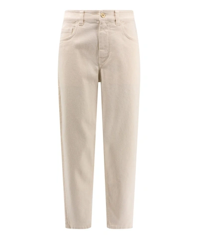 Brunello Cucinelli Trousers In Beige