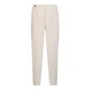 Brunello Cucinelli Leisure Fit Trousers In Beige