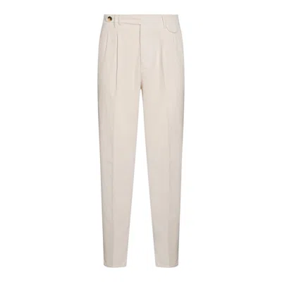 Brunello Cucinelli Leisure Fit Trousers In Beige