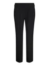Brunello Cucinelli Cady Cropped Trousers Black In Black