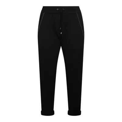 BRUNELLO CUCINELLI TROUSERS BLACKS AND GREYS