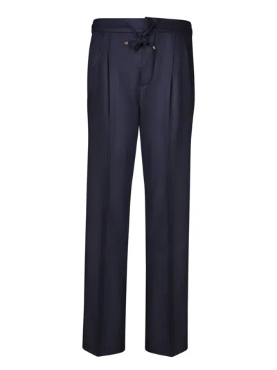 Brunello Cucinelli Trousers In Blue