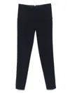 Brunello Cucinelli Tailored Black Trousers With Clean Front In Blue