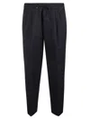 Brunello Cucinelli Men Front Pleat Pants In Blue
