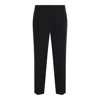 Brunello Cucinelli Tailored Trousers With Belt Loops And Side Pockets In Black
