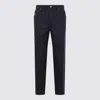 Brunello Cucinelli Navy Cotton Pants