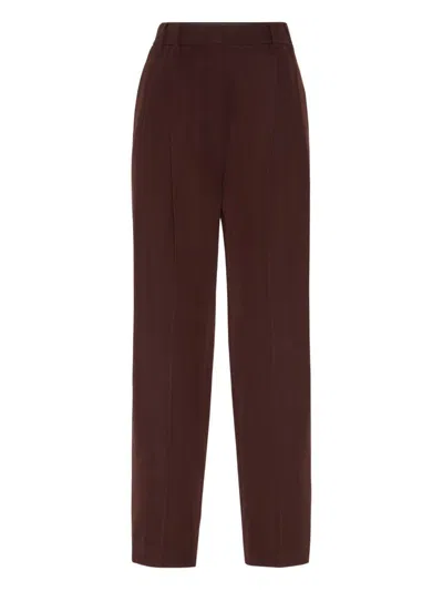 BRUNELLO CUCINELLI BRUNELLO CUCINELLI TROUSERS BORDEAUX