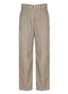 Brunello Cucinelli Straight Casual Pants In Brown
