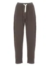 Brunello Cucinelli Wool And Cashmere Straight Trousers In Brown