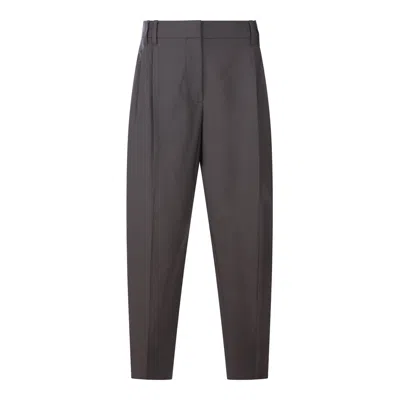 BRUNELLO CUCINELLI TROUSERS CAFFE