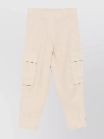 BRUNELLO CUCINELLI TROUSERS CARGO POCKETS BELT LOOPS