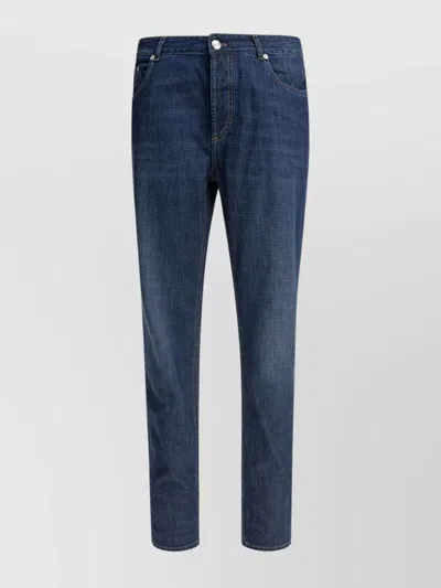 BRUNELLO CUCINELLI TROUSERS DENIM FIVE-POCKET DESIGN