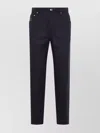 Brunello Cucinelli Trousers Featuring Back Pockets And Belt Loops In Blue