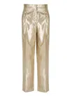 Brunello Cucinelli Trousers In Gold