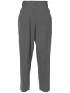 Brunello Cucinelli Pleated Tailored Trousers In Grey