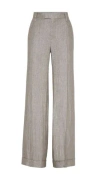 Brunello Cucinelli Pressed-crease Wide-leg Trousers In Grey