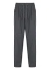 Brunello Cucinelli Man Pants Grey Size 42 Virgin Wool In Gray