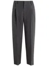 Brunello Cucinelli Women's Pants In Grigio Scuro