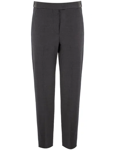 Brunello Cucinelli Trousers In Grigio Scuro