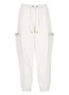 Brunello Cucinelli Cotton Pants In Beige