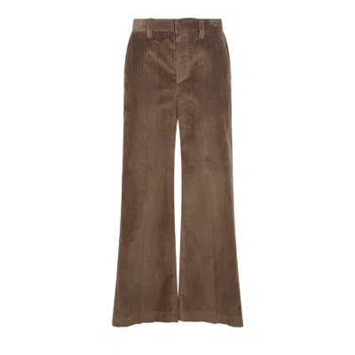 BRUNELLO CUCINELLI TROUSERS LEGNO