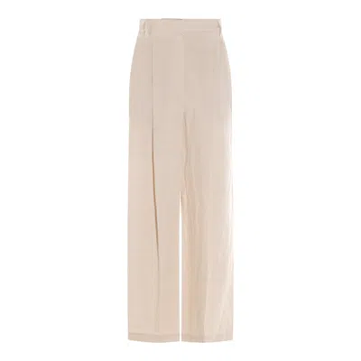 Brunello Cucinelli Trousers Light And Natural In Neutral