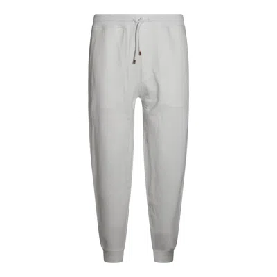 Brunello Cucinelli Trousers Light And Natural In Gray