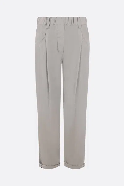 Brunello Cucinelli Trousers In Medium Grey
