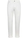 Brunello Cucinelli Dyed Denim Pants In Multicolor