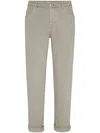 Brunello Cucinelli Men Garment-dyed Comfort Lightweight 5-pocket Jeans In Multicolor