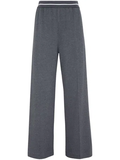 Brunello Cucinelli Trousers In Multicolor