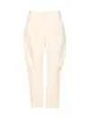Brunello Cucinelli Casual Pants With Belt Loops In Neutral