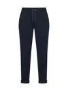 Brunello Cucinelli Pants  Woman Color Blue In Night Sky/grigio Sc.