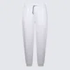 Brunello Cucinelli Drawstring Tapered-leg Joggers In Pearl