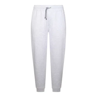 Brunello Cucinelli Drawstring Track Pants In Pearl
